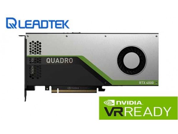 LEADTEK NVIDIA QUADRO RTX 4000 8GB GDDR6 PCIe 3.0